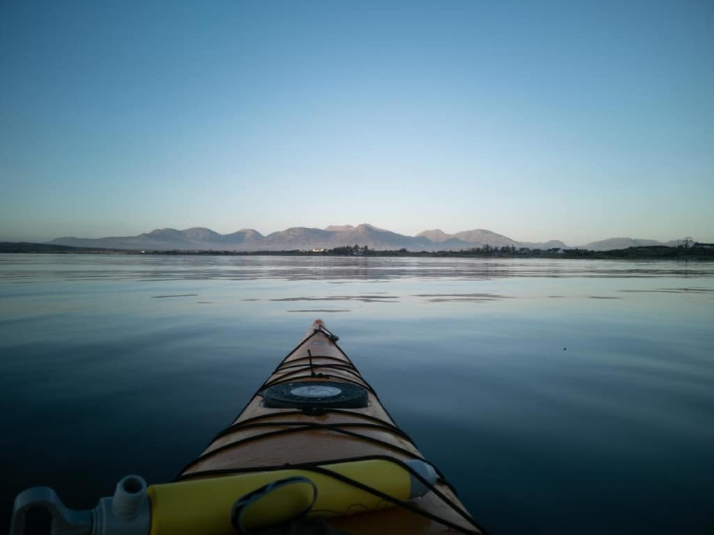 landscape from kayak