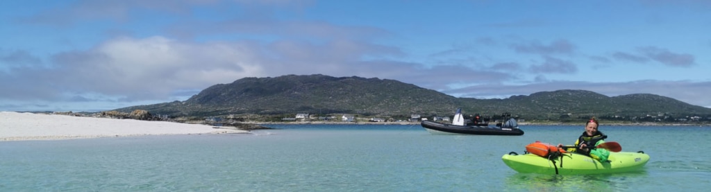 sea kayaking guided trip ireland