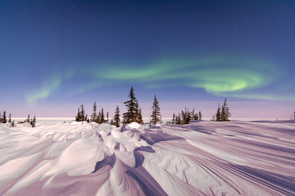 snow and northern lights - winter retreat in lapland